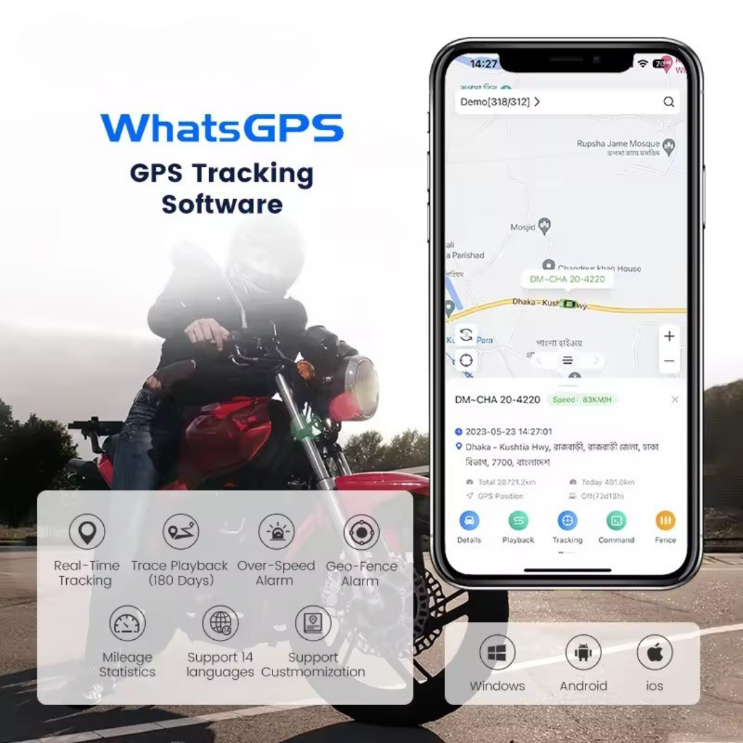 GPS pour motos autos camions scooter