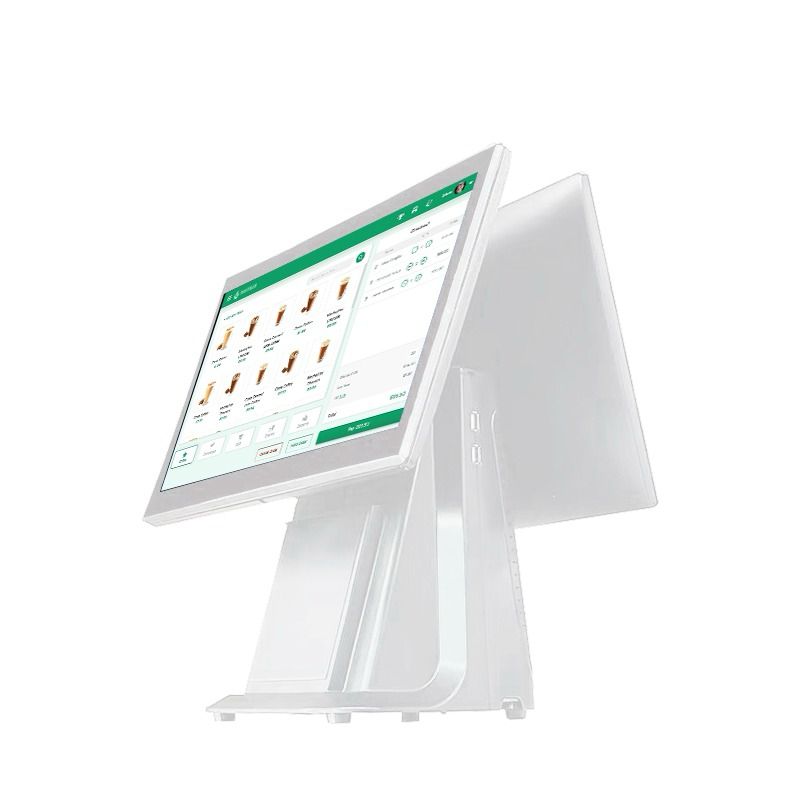 Caisse enregistreuse tactile POS - Double Écran 15,6"/11,6" - Dual Core - 4 Go RAM - 128Go SSD - Windows 10 Pro - Idéal pour restaurants et commerces au Sénégal - Pick and Pay