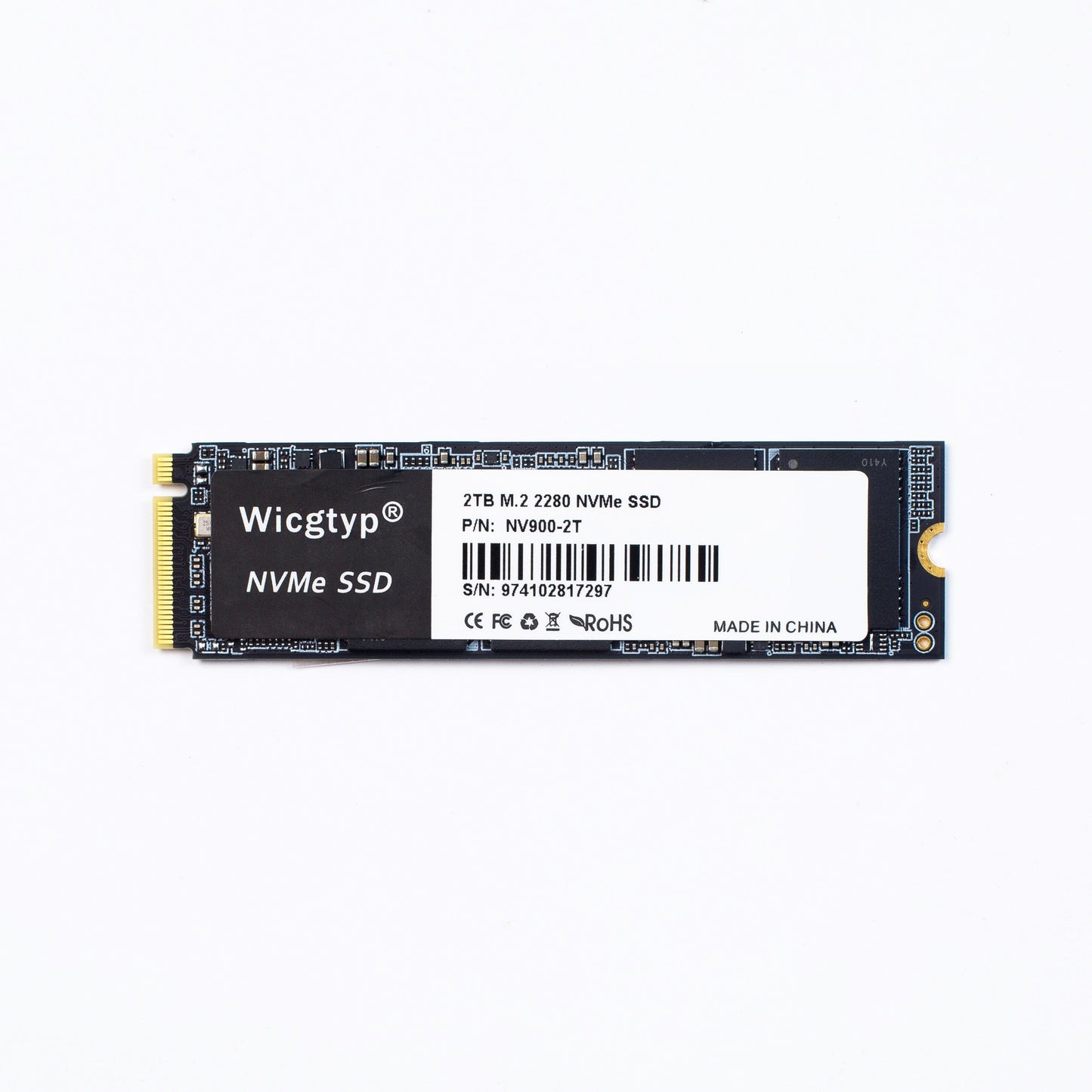 SSD NVMe M.2 Wicgtyp – 2 To, 1 To, 512 Go, 256 Go – Pour MacBook Pro et PC portables