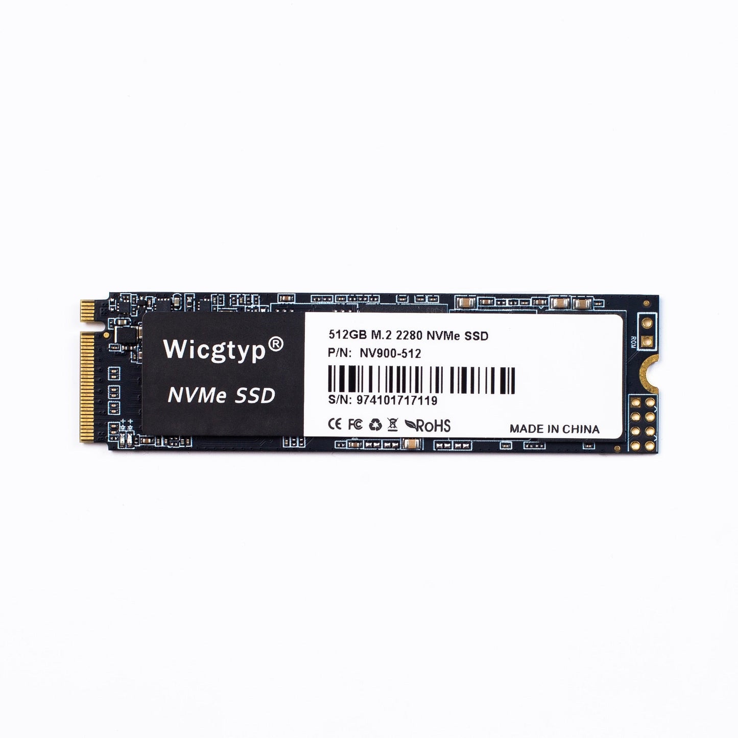 SSD NVMe M.2 Wicgtyp – 2 To, 1 To, 512 Go, 256 Go – Pour MacBook Pro et PC portables