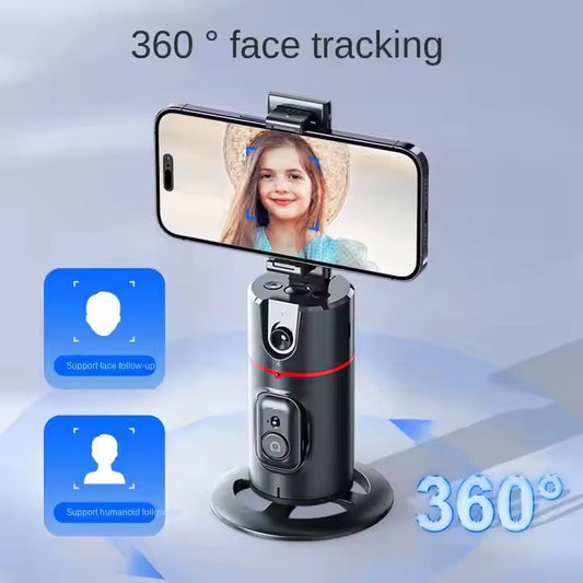 Support Téléphone Rotatif, Intelligent 360° : Suivi Visage Auto, Vlog, TikTok