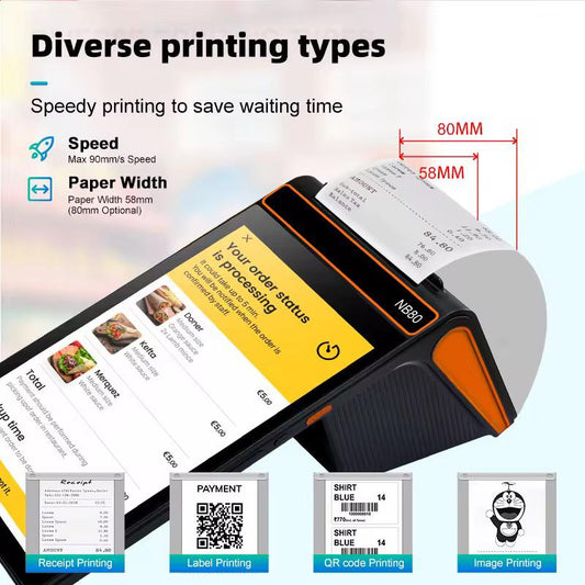 Noryox NB80 : Terminal POS Portable & Performant - Paiement Facile et Sécurisé