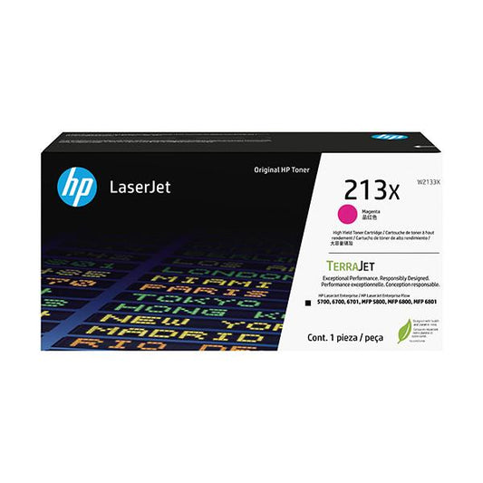 Toner HP 213X (Noir, Cyan, Magenta, Jaune) | Grande Capacité
