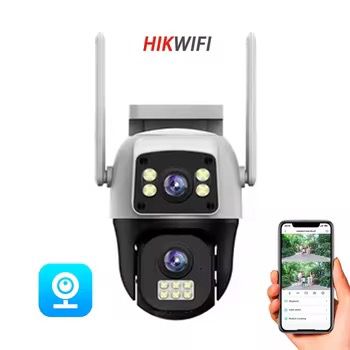 Caméra PTZ 8MP solaire 8MP double objectif