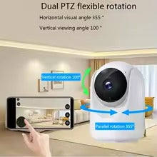 Caméra Surveillance Intérieure WiFi 4MP : Mini, Intelligente et Discrète
