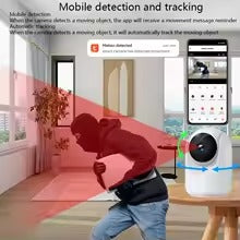 Caméra Surveillance Intérieure WiFi 4MP : Mini, Intelligente et Discrète