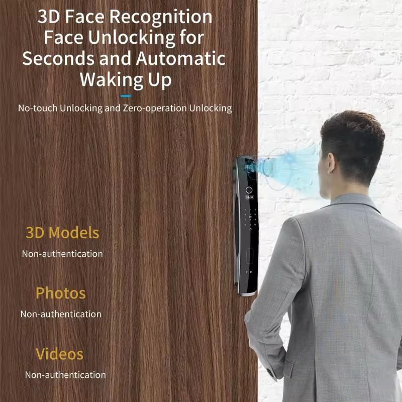 Serrure de poignée de porte intelligente à empreinte digitale