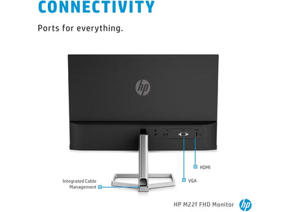 Écran moniteur HP m22f 21.5" Full HD - Confort & Style