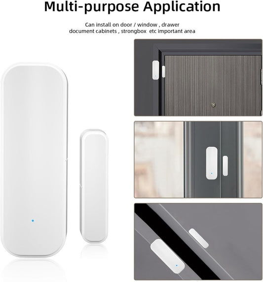 Capteur de Porte WiFi ARTGOS - Alarme Anti-Intrusion Connectée pour Maison Intelligente