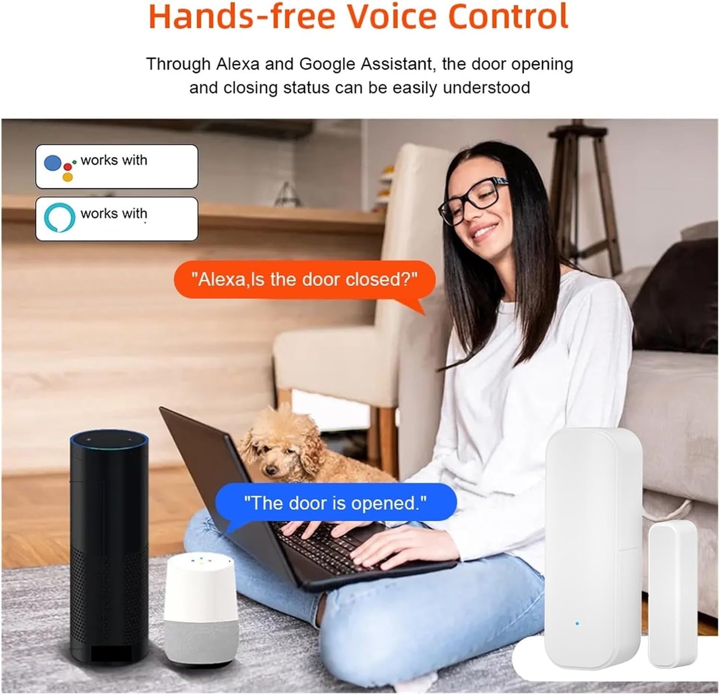 Capteur de Porte WiFi ARTGOS - Alarme Anti-Intrusion Connectée pour Maison Intelligente