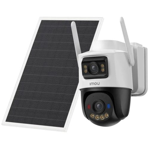 Caméra de surveillance solaire double objectif 10MP avec WiFi & 4G