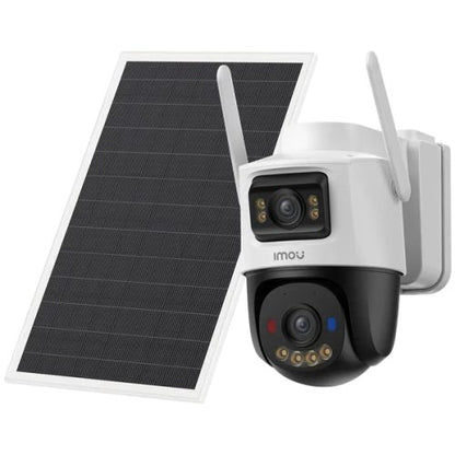 Caméra de surveillance solaire double objectif 10MP avec WiFi & 4G
