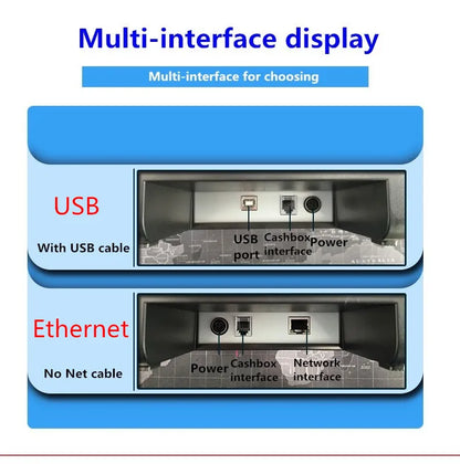 Xprinter, Imprimante Ticket, Imprimante de Reçus Rapide & Fiable 80mm Bluetooth - USB, Ethernet