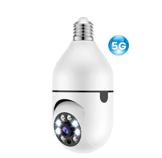 Caméra Ampoule WiFi - surveillance Zoom panoramique/inclinaison 5G