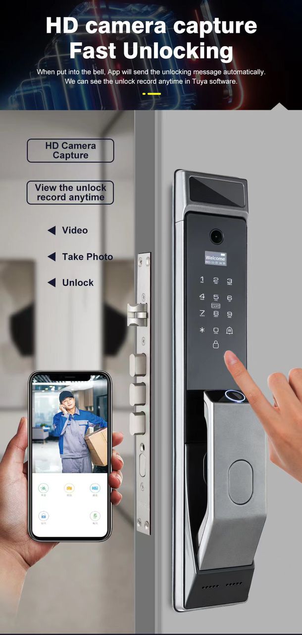 Serrure Intelligente avec Caméra : Sécurisez Votre Maison et Vivez Tranquille