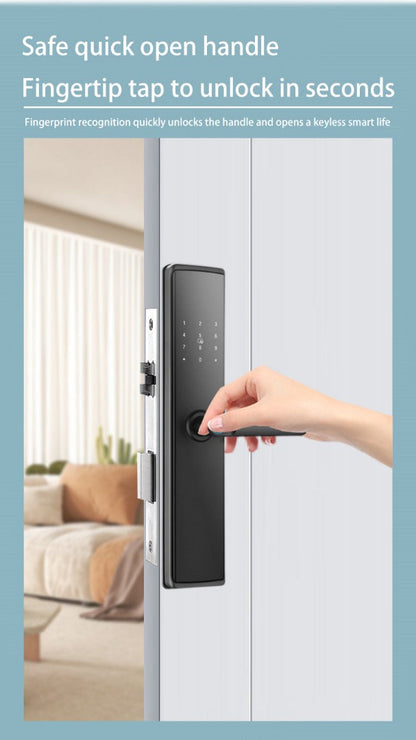 Serrure Intelligente Tuya - Ouverture par empreinte digitale, code, application TTLock.