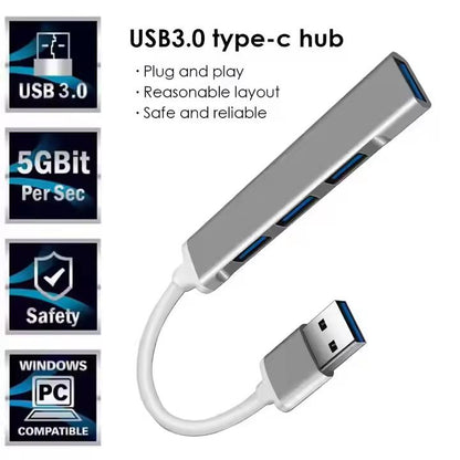 Hub USB 3.0 4-en-1 - Ultra-Portable  4 Ports
