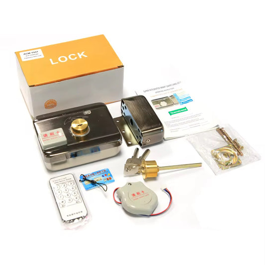 Serrure électrique ACM-Y091, serrure de jante électrique intelligente 12VDC avec un seul cylindre - Sécurité & Simplicité - pickandpay.sn