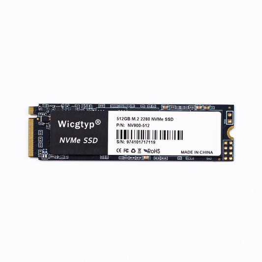 SSD NVMe M.2 Wicgtyp – 2 To, 1 To, 512 Go, 256 Go – Pour MacBook Pro et PC portables
