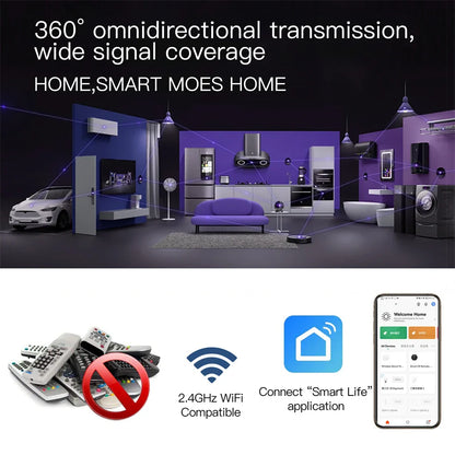 Hub de passerelle intelligente 3 en 1 : Contrôle vocal, télécommande IR et compatibilité Alexa/Google - Sénégal
