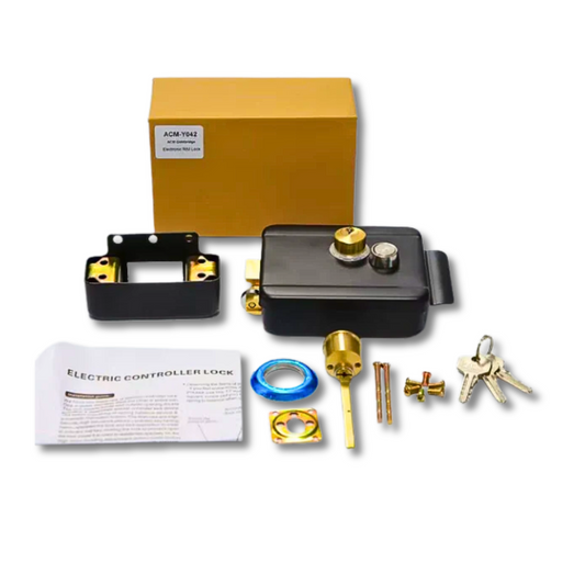 Serrure Électrique de Porte à Jante avec Clés ACM-Y042 - pickandpay.sn