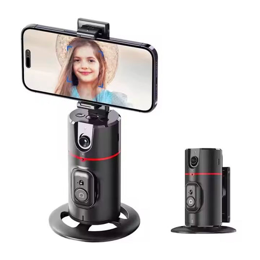 Support Téléphone Rotatif, Intelligent 360° : Suivi Visage Auto, Vlog, TikTok