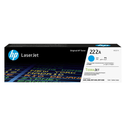 Toner HP 222A Noir Bleu, Jaune, Magenta (W2223A) | Original