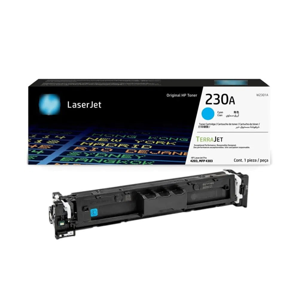 Toner HP 230A Magenta, bleue, jaune et Noir (W2303A) - Original