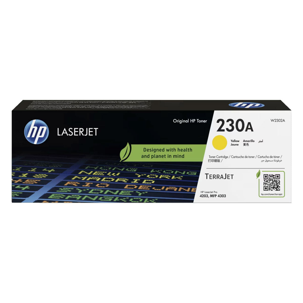 Toner HP 230A Magenta, bleue, jaune et Noir (W2303A) - Original