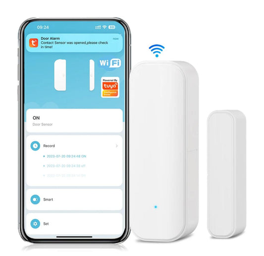 Capteur de Porte WiFi ARTGOS - Alarme Anti-Intrusion Connectée pour Maison Intelligente