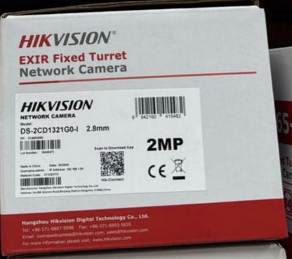 caméra Hikvision 2MP Extérieur IP67 DS-2CD1321G0-I(2.8mm)