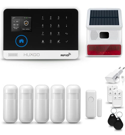 Kit d'Alarme Complet Antivol PGST avec WiFi, GSM et SMS