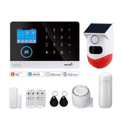 Kit d'Alarme Complet Antivol PGST avec WiFi, GSM et SMS
