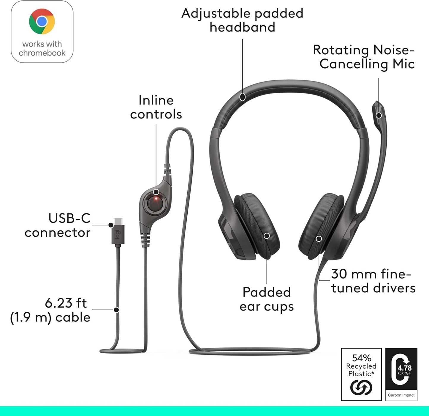 Casque Logitech H390