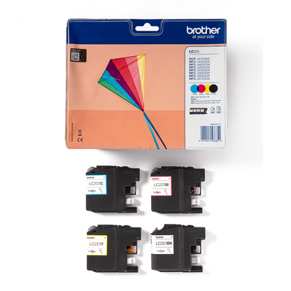 Pack Cartouches Brother LC223 (BK/C/M/Y)
