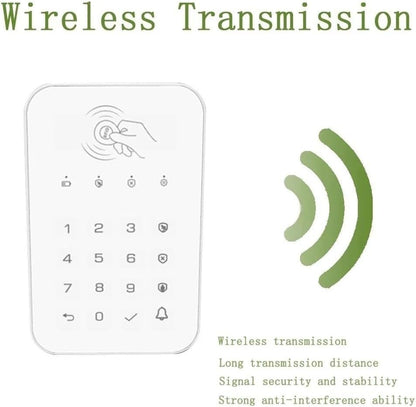 Alarme Domestique Intelligente : WiFi, GSM, RFID, Clavier Tactile - Contrôle Tuya