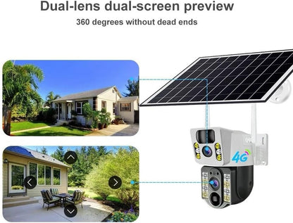 Caméra PTZ solaire 4MP V380