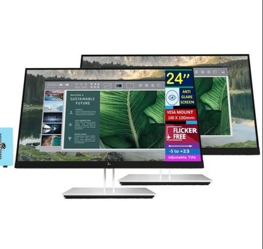 Ecran HP E24u G4 (24") : Productivité et Confort Visuel pour Votre Bureau