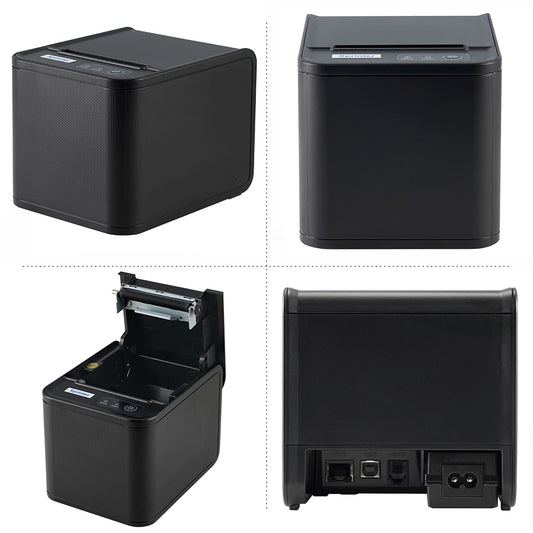 Xprinter, Imprimante Ticket, Imprimante de Reçus Rapide & Fiable 80mm Bluetooth - USB, Ethernet